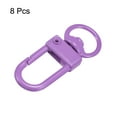 thumbnail image 3 of Swivel Clasps Snap Hook, 33x13mm Lobster Claw Clasp for DIY Purple, 8Pack, 3 of 6