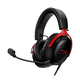 thumbnail image 2 of Wire – Gaming Headset For PC, 53mm Angled Drivers, Memory Foam, 10mm Microphone – Black/Red,20 h de Autonomía, Micrófono, Compatibles con iPhone Android y Dispositivos Bluetooth, 2 of 6