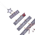thumbnail image 4 of Naiovety Campana Letras Estrella Colgante Árbol de Navidad Forma Adorno colgante de Oficina Decoración de Navidad Kits de decoración para fiestas Gris, 4 of 5