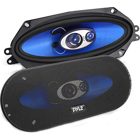 Pyle 3-Way 300W 4x10" Triaxial Loud Pro Audio Car Universal OEM Quick Replacement Component Speaker