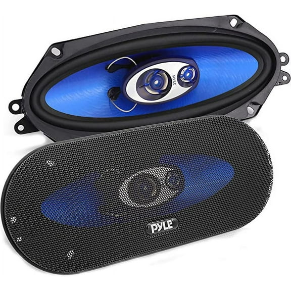 Pyle 3-Way 300W 4x10" Triaxial Loud Pro Audio Car Universal OEM Quick Replacement Component Speaker