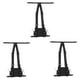 thumbnail image 1 of 3X Radio Bolsillo de Bolsillo Arnes de Pecho Arcon Cofre Chaleco Maleta 2 Vias Adecuado para Baofeng UV-5R Negro, 1 of 5