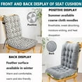 thumbnail image 4 of Bxaolu Outdoor/Indoor Chair Cushion, Non-Slip Chair Cushion for Dining Chair, High Back Seat Chair Cushion, Outdoor Cushions for Patio Furniture, Style D, 4 of 8