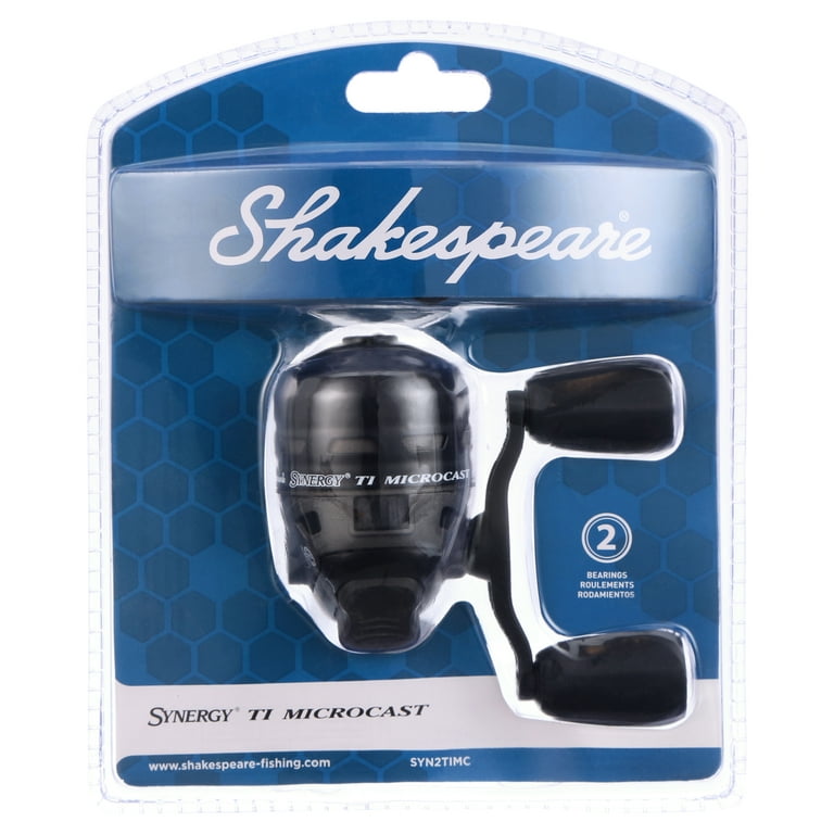 Shakespeare Synergy TI Spincast Reel, SYN2TIMSB : Sports &  Outdoors