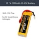 thumbnail image 1 of Juguetes para niños de juguete 11.1V 2200mAh 3S-25C Batería con enchufe XT60 para RC Modelo Drone Helicóptero, 1 of 6