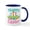 White/Navy Inside, variant on CafePress - Happy Easter - 11 oz Ceramic Mug - Novelty Coffee Tea Cup