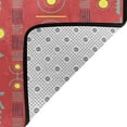 thumbnail image 6 of XMXT Non-Slip Area Rug, Geometric Decorated Ethnic Print Polyester Rugs for Living Room, 72 x 48 inches Red, 6 of 9
