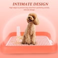 thumbnail image 1 of IDEANATEGRATE Pets Toilet Interior De Plástico Con Rejilla Para Perros Antideslizante De Color Rosa, 1 of 6