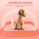 thumbnail image 1 of IDEANATEGRATE Pets Toilet Interior De Plástico Con Rejilla Para Perros Antideslizante De Color Rosa, 1 of 6