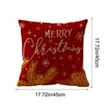thumbnail image 3 of Uutvery Christmas Printed Pillow Cover,Christmas Theme 17.72x17.72 Inches,Xmas Snowflake Tree Pillow Cover,Merry Christmas Farmhouse Decor,Winter Decor Pillows for Home Couch Bed Living Room, 3 of 7