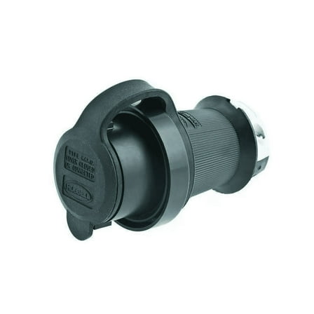 30A Watertight Twist-Lock Plug 3P 4W 480VAC L16-30P BK/WT