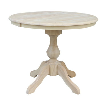Yaheetech Pub Table Adjustable 360, Unfinished Round Table Top 360