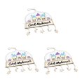 thumbnail image 1 of Bearachild Ramadan Decoraciones Simple Exquisito Colgante Hogar Islámico Musulmán Eid Placa Festival Colgante para Doméstico 02 02 3piezas Bearachild CBP224678, 1 of 6