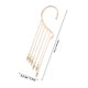 thumbnail image 2 of unbranded 1 Par Aretes Colgantes Con Y Borlas En Color Dorado Para Accesorios Modernos, 2 of 6