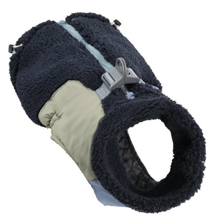PatungKu Dog Plain Vest for Medium Large Dogs Soft Jumpsuit Apparel Thick Coat Pullover Winter Pajamas