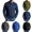 Navy_008, variant on Domuza Henley Shirt for Men Waffle Long Sleeve Lightweight Golf Shirt Fall Winter Casual 3-Button Moisture Wicking Pullover with Pocket Black S