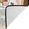 thumbnail image 5 of SKYSONIC Winter Snow House Non-Slip Area Rug, Floor Carpet Comfort Floor Mats Decor for Indoor Front Porch,Living Room, Bedroom,Kitchen,72"×48", 5 of 5