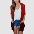 thumbnail image 2 of Long Sleeve Cardigan For Women Fall Open Front Cardigan With Pockets Casual Duster Lightweight Cardigan Sweater, 2 of 4