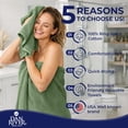 thumbnail image 4 of Dan River 8 Piece Towel Set Soft Quick Drying Cotton Bath Towel For Gym, Spa and Bathroom - Sage, 4 of 11