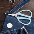 thumbnail image 3 of DPTALR Stainless Steel Household Scissors For Office And Study Students Cutting Plastic Handles Cutting Fabrics Cutting Thread Ends Pointed DIY Small Scissors, 3 of 5