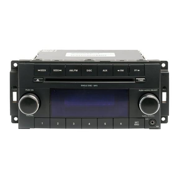 Restored 2009-11 Volkswagen Routan AMFM Radio CD Player Aux Face Code RES Part 68025023AD (Refurbished)