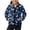 Blue Starry Sky Butterfly, variant on Xoenoiee Capybara Wildflower Print Full Zip Jacket for Girls Casual Sweater Fall Fleece Jacket Stand Collar Coat Stand Collar Outerwear Casual Cardigan with Pockets, 5 Years