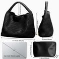 thumbnail image 4 of Bolso Geelyda 2025 de piel tejida de gran capacidad, 4 of 7