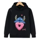 thumbnail image 5 of Sudadera con capucha de manga larga para niños de 3 a 14 años, con estampado de anime pop, para deportes al aire libre, otoño y primavera, 5 of 5