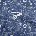thumbnail image 1 of oneOone Cotton Poplin Blue Fabric Asian Japanese Pattern Dress Material Fabric Print Fabric By The Yard 56 Inch Wide, 1 of 4