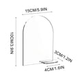 thumbnail image 3 of Ganfancp Acrílico Transparente Arco Semicírculo Digital Asiento Diy Mesa En Blanco con Base-5Pcs Ofertas Del Día Sólo En Línea 1X5Pcs Placa de Asiento, 3 of 6
