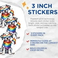 thumbnail image 2 of (3 Pack) Pride Dalmatian Decals - Dog with Rainbow - LGBTQ Pride Stickers- 3 Inches On Longest Side - Easy Peel & Apply - Made in USA - 3MCS5307, 2 of 7