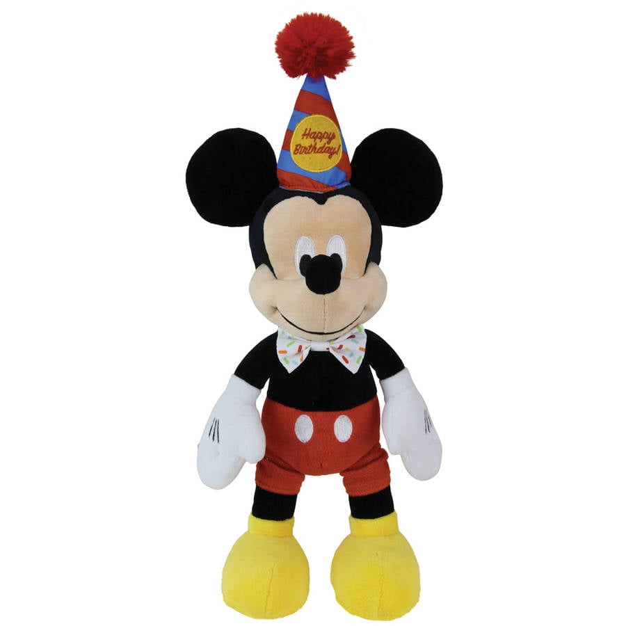birthday mickey plush