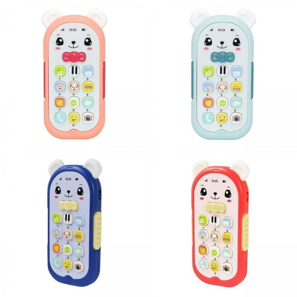 Máquina de sonido de música telefónica,Máquina de sonido de música de teléfono de juguete de teléfono de bebé,Regalo de juguetes de teléfono móvil educativo temprano infantil,Juguetes