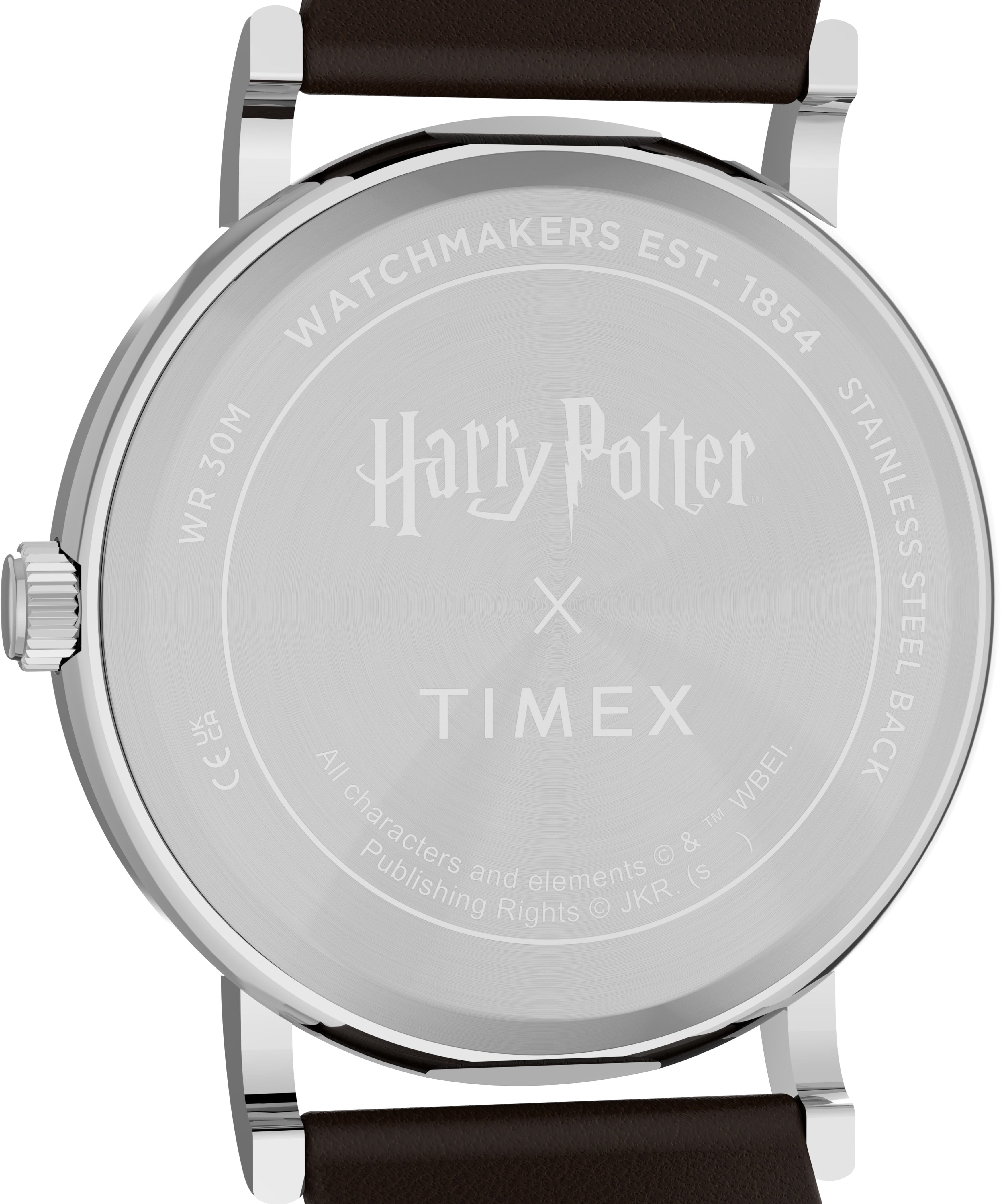 Timex Unisex Harry Potter x Weekender Ravenclaw House 38mm Watch - Brown Two- Piece Cream Dial Silver-Tone Case