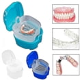 thumbnail image 2 of Denture Case Orthodontic Dental Retainer Box Teeth Stora Container Denture Cleaning Box, 2 of 4