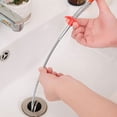 thumbnail image 3 of Kenally Colectores de pelo de acero largo y flexible, garra de recogida, herramienta de limpieza resistente al desgaste, baño, cocina, Hotel, Type2 NO2, 3 of 6