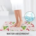 thumbnail image 6 of Bathroom Rugs Sets 3 Piece - Wine Print No.J932 Absorbent Non Slip Bath Mats, U-Shape Toilet Lid Cover, Contour Mat, Soft Washable Shower Mats Bath Rug Mat for Bathroom Tub Toilet, 6 of 7