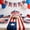 F, variant on Patriotic 1776 Table Runner 72.8x13.8in, Red White Blue Star & Flag Table Decor for 4th of July, Memorial Day & Veterans Day