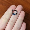 thumbnail image 4 of Body Candy Womens 16G Black PVD 316L Steel Septum Jewelry Witch Hat Web Daith Tragus Cartilage Clicker 5/16, 4 of 5