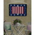 thumbnail image 3 of 4th of July Outdoor TV Cover 30 to 32 Inch Weatherproof, Red White Stripes Star Blue Independence Day 600D Oxford TV Covers with Waterproof Zipper, Outside Flat TV Screen Protector 30"Wx19"Hx4.5"D, 3 of 7