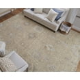 thumbnail image 2 of Feizy Grafton Transitional Floral & Botanical, Tan/Gray/Ivory, 9'6" x 13'6" Area Rug Stain Resistant Easy Care Kid Friendly Craftsman Design Carpet for Living Dining Bed Room, 2 of 8