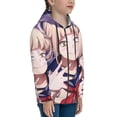 thumbnail image 3 of My Hero Academia Himiko Toga Youth Sweatshirt 3D Printed Hoodie Activewear Teenager Winter Full-Zip Drawstring Jacket Coats Active Pullover Hooded Blouse For Boys Girls X-Large, 3 of 8