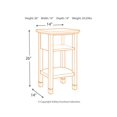 thumbnail image 4 of Ashley Marnville Storage End Table with USB Ports in Dark Brown, 4 of 4