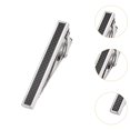 thumbnail image 6 of freneci Brass Tie Clip Decorative Portable Tie Pin for Regular Ties Gift Skinny Ties Black, 6 of 8