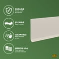 thumbnail image 6 of M-D Building Products 75630 2-1/2 in. x 48 in. Almond Vinyl Wall Base, 6 of 8