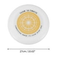 thumbnail image 5 of Unique Bargains 1 Pce Disque Volant Rond 10.63 Pouces Blanc Jaune, 5 of 5