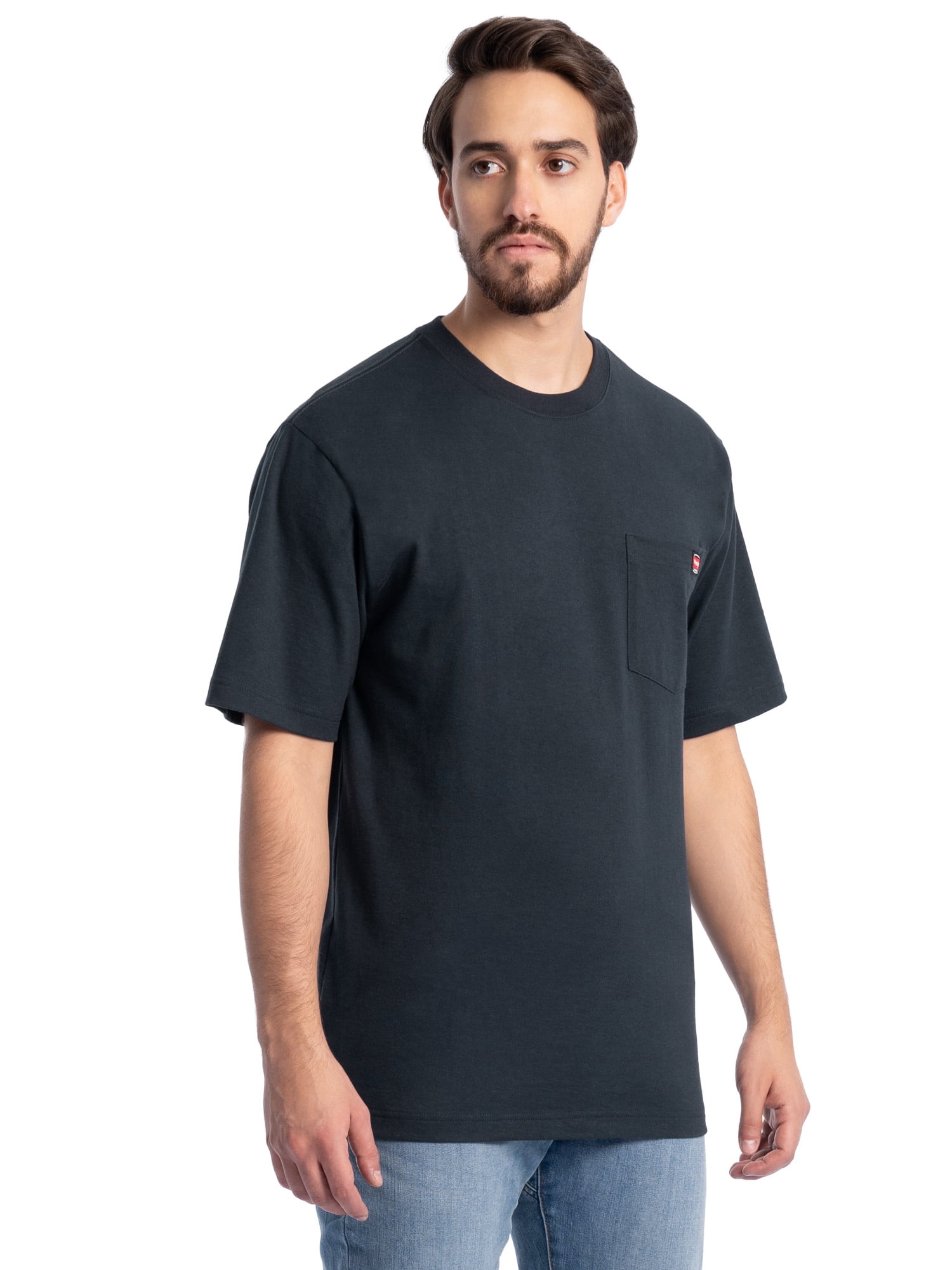 Wrangler Workwear Men's Short Sleeve Pocket T-Shirt, Sizes S-5XL and LT-4XLT (Men's, Big Men's, Tall Men's)