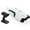 White, variant on S2 Dual Water Jet RC Speedboat High Speed Remote Control Boat With Self Righting Function LED Lights 2.4GHz Long Range Watercraft For Pool Lake Pond- White