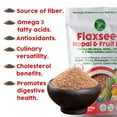 thumbnail image 5 of Colibreeco, Ground Flaxseed & Fruit Mix, Pineapple and Nopal Flavor, ( 12 Oz Bag ), Plant-Based Nutrition, Whit Fiber, Omega-3, Vegan and Gluten-Free., 5 of 8