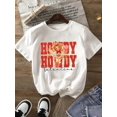 thumbnail image 2 of Camiseta de verano de manga corta con estampado de letras de Cupido para San Valentín, informal, moderna, con cuello redondo, para mujer, para adultos, hombres, mujeres, adolescentes, jóvenes., 2 of 6